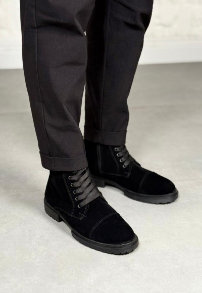  YENİ SEZON CHELSEA POSTAL BOT - SİYAH SÜET BOT