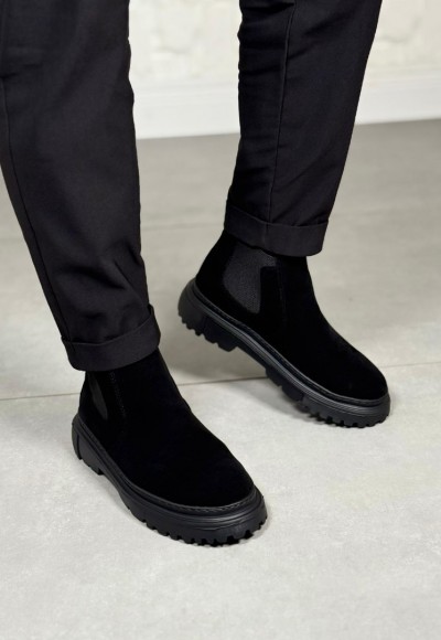 YENİ SEZON CHELSEA BANDAJLI BOT - SİYAH SÜET BOT YENİ SEZON CHELSEA BANDAJLI BOT - SİYAH SÜET BOT