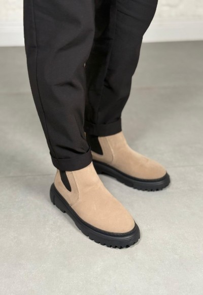 YENİ SEZON CHELSEA BANDAJLI BOT - KUM BEJİ SÜET BOT