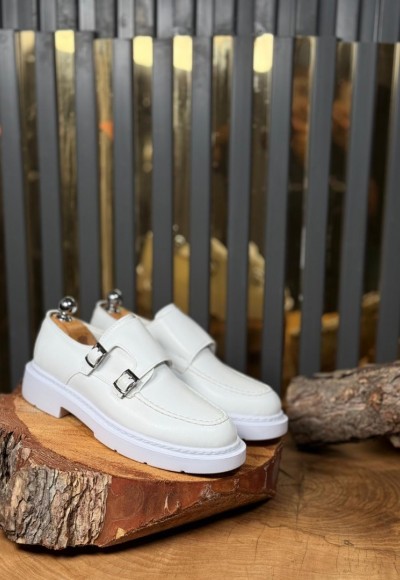 YENİ SEZON PRD ÇİFT TOKALI PREMIUM CASUAL MODEL - BEYAZ DERİ