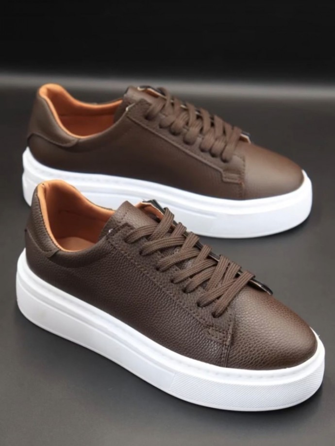 YENİ SEZON ZRA CASUAL MODEL - KAHVERENGİ MAT DERİ