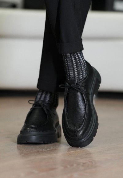 YENİ SEZON ZRA CASUAL MODEL - SİYAH PÜTÜR DERİ