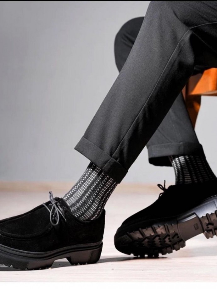 YENİ SEZON ZRA CASUAL MODEL - SİYAH SÜET DERİ