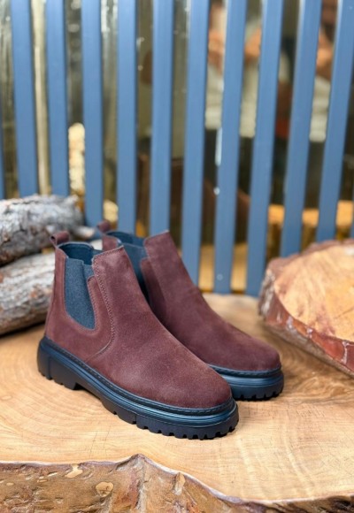 YENİ SEZON CHELSEA BANDAJLI BOT - KAHVERENGİ SÜET BOT