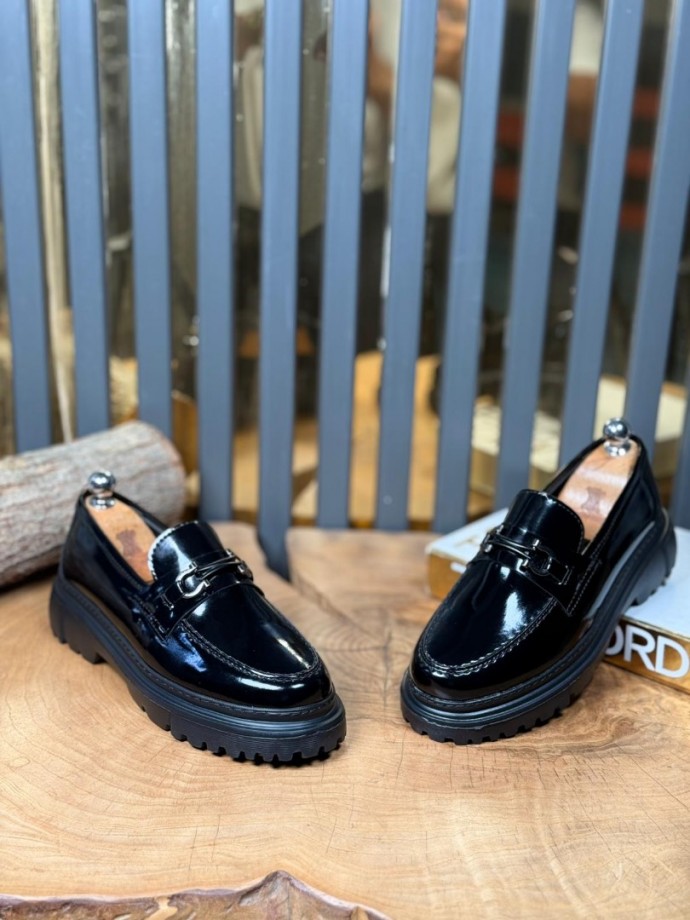 YENİ SEZON ZR CASUAL MODEL - SİYAH RUGAN DERİ