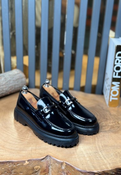 YENİ SEZON ZR CASUAL MODEL - SİYAH RUGAN DERİ