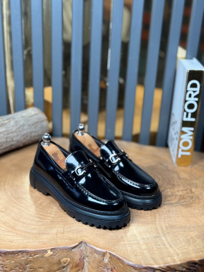 YENİ SEZON ZR CASUAL MODEL - SİYAH RUGAN DERİ