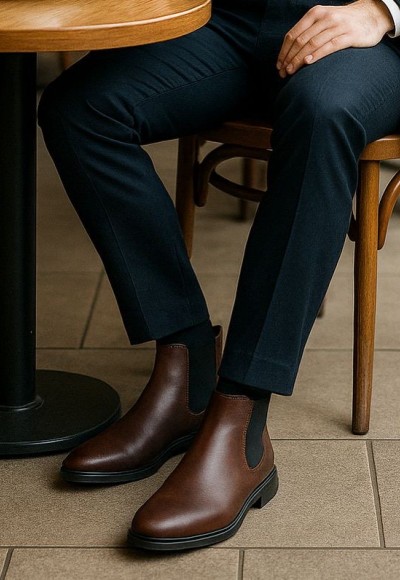 2025 KLASİK İTALYAN KAHVE DERİ ÇIRTLI BOT - KAHVE DERİ BOT 2025 KLASİK İTALYAN KAHVE DERİ ÇIRTLI BOT - KAHVE DERİ BOT