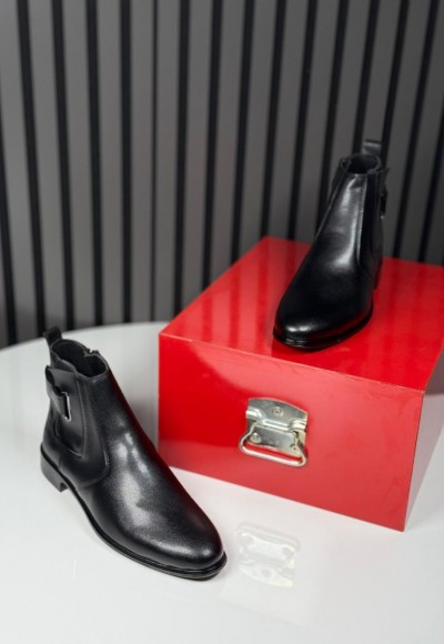 025 KLASİK İTALYAN SİYAH DERİ ÇIRTLI BOT - SİYAH DERİ BOT 025 KLASİK İTALYAN SİYAH DERİ ÇIRTLI BOT - SİYAH DERİ BOT