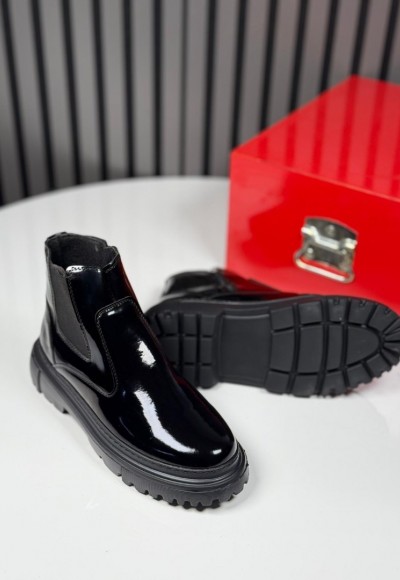 2025 CHELSEA İTALYAN SİYAH RUGAN FERMUARLI EVA BOT - SİYAH RUGAN BOT