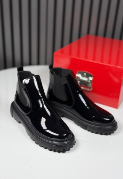  2025 CHELSEA İTALYAN SİYAH RUGAN BANDAJLI EVA BOT - SİYAH RUGAN BOT