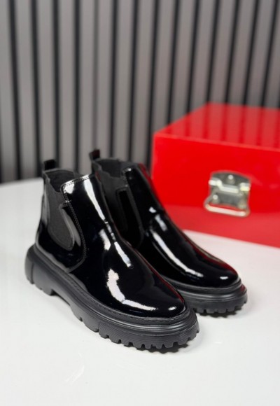  2025 CHELSEA İTALYAN SİYAH RUGAN BANDAJLI EVA BOT - SİYAH RUGAN BOT