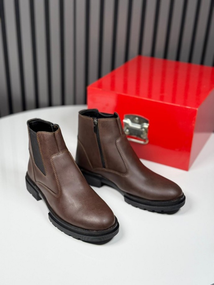 2025 CRAZY DERİ FERMUARLI KAHVE  BOT - KAHVE DERİ BOT