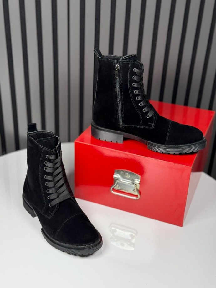 2025 POSTAL SİYAH SÜET BOT  - SİYAH SÜET BOT