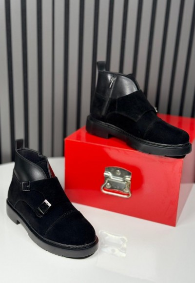 2025 CHELSEA İTALYAN TOKALI SÜET EVA BOT - SİYAH SÜET BOT