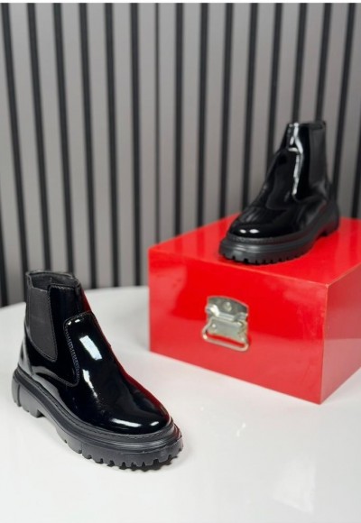 2025 CHELSEA İTALYAN SİYAH RUGAN FERMUARLI BOT - SİYAH RUGAN  BOT