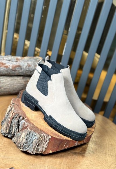 2025 PRD CHELSEA KUM BEJİ SÜET BANDAJLI EVA BOT - KUM BEJİ SÜET BOT 2025 PRD CHELSEA KUM BEJİ SÜET BANDAJLI EVA BOT - KUM BEJİ SÜET BOT