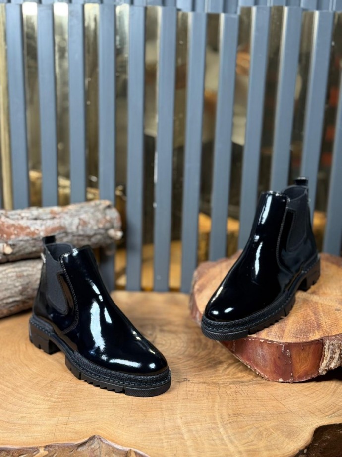 2025 PRD CHELSEA SİYAH RUGAN  BANDAJLI EVA  BOT - SİYAH RUGAN  BOT