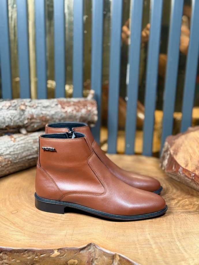 2025 PRD İTALYAN KLASİK TABA FERMUARLI BOT - TABA DERİ BOT