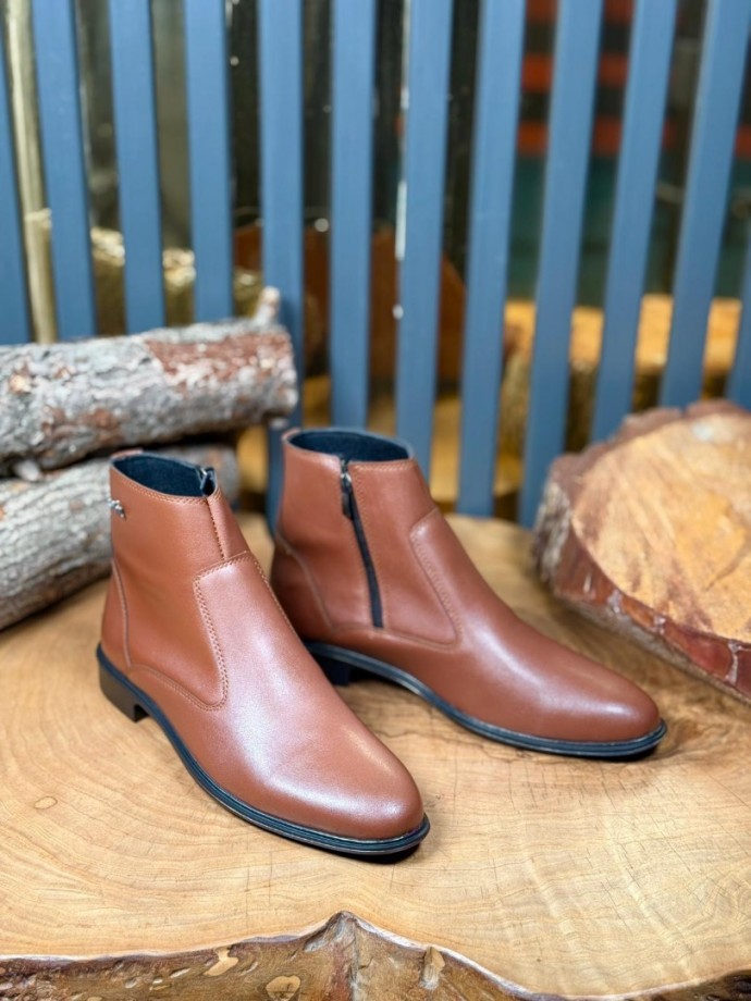 2025 PRD İTALYAN KLASİK TABA FERMUARLI BOT - TABA DERİ BOT