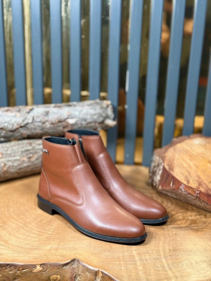 2025 PRD İTALYAN KLASİK TABA FERMUARLI BOT - TABA DERİ BOT