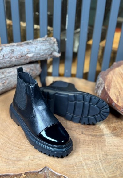 2025 PRD CHELSEA RUGAN VE MAT  BOT - SİYAH RUGAN VE MAT 