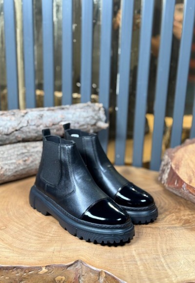 2025 PRD CHELSEA RUGAN VE MAT  BOT - SİYAH RUGAN VE MAT 