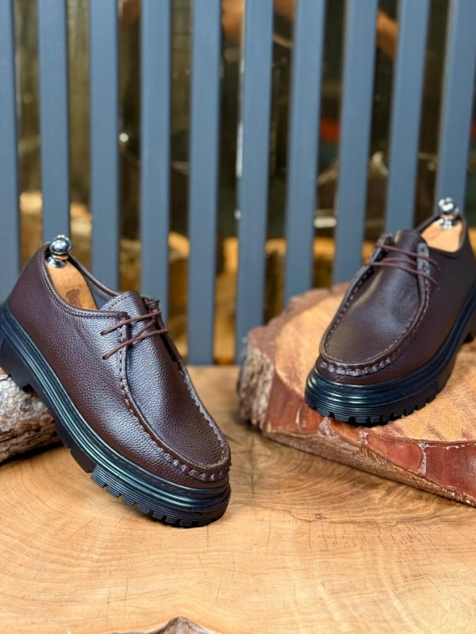 2025 YENİ SEZON PRD KAHVE PÜTÜR DERİ  CASUAL - KAHVE PÜTÜR DERİ