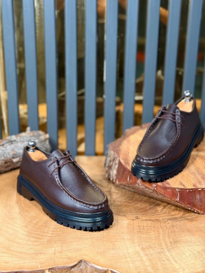 2025 YENİ SEZON PRD KAHVE PÜTÜR DERİ  CASUAL - KAHVE PÜTÜR DERİ