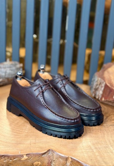 2025 YENİ SEZON PRD KAHVE PÜTÜR DERİ  CASUAL - KAHVE PÜTÜR DERİ