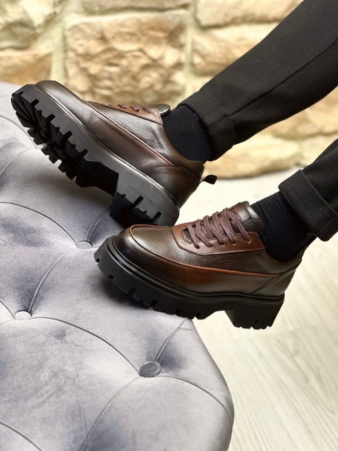 2025 YENİ SEZON CASUAL KAHVE PÜTÜR DERİ - KAHVE MAT DERİ   