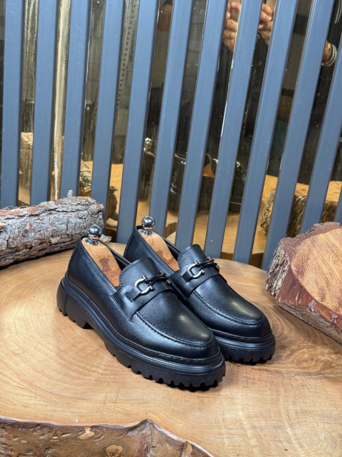 2025 YENİ SEZON TOKALI SİYAH MAT DERİ - SİYAH MAT DERİ