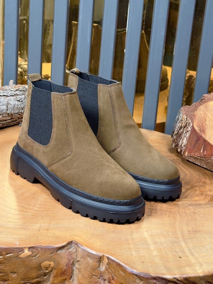 2025 YENİ SEZON CHELSEA PRD HAKİ SÜET DERİ - HAKİ SÜET DERİ