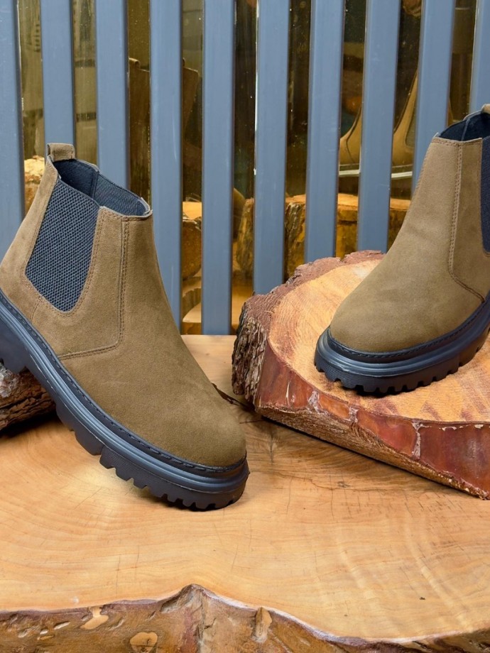 2025 YENİ SEZON CHELSEA PRD HAKİ SÜET DERİ - HAKİ SÜET DERİ