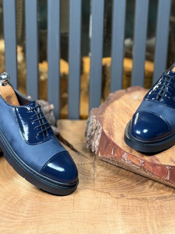 2025 YENİ SEZON ZRA LACİVERT RUGAN DERİ -  LACİVERT RUGAN DERİ   