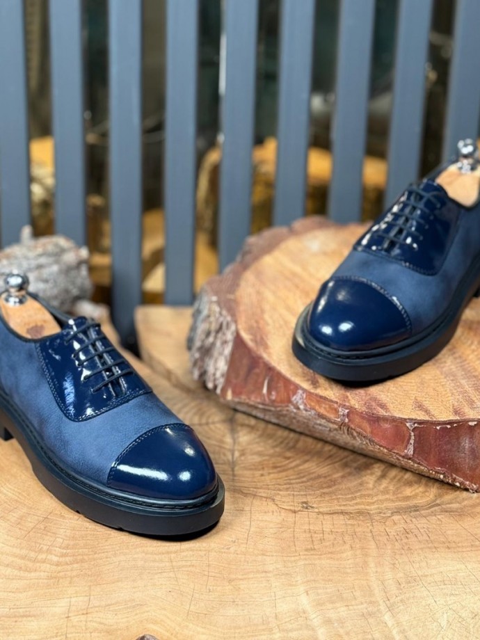 2025 YENİ SEZON ZRA LACİVERT RUGAN DERİ -  LACİVERT RUGAN DERİ   