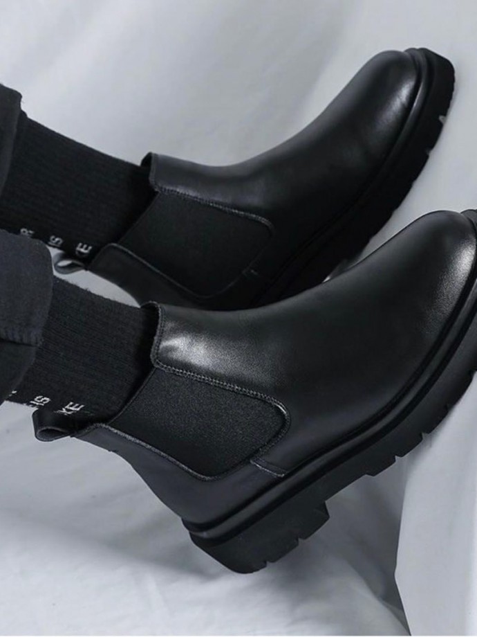 2025 YENİ SEZON NEW CHELSEA ZR SİYAH MAT DERİ  - SİYAH MAT DERİ  