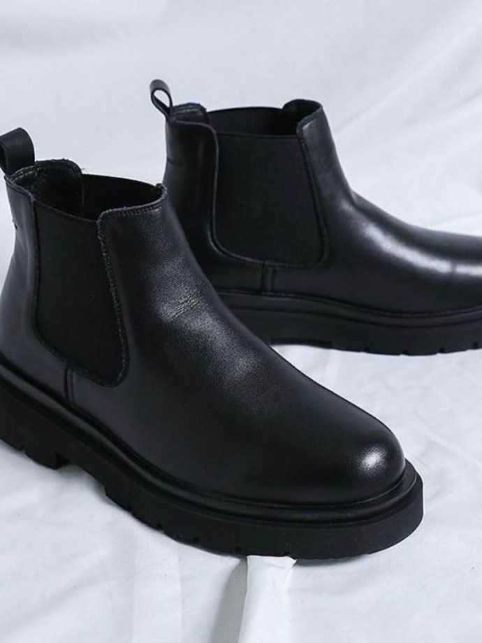 2025 YENİ SEZON NEW CHELSEA ZR SİYAH MAT DERİ  - SİYAH MAT DERİ  