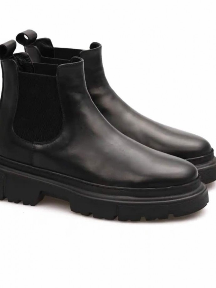 2025 YENİ SEZON NEW CHELSEA ZR SİYAH MAT DERİ - SİYAH MAT DERİ   