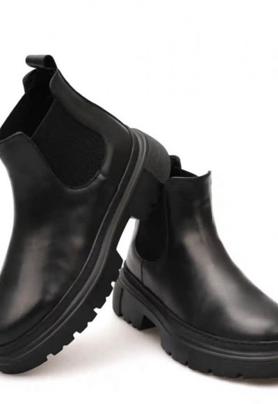 2025 YENİ SEZON NEW CHELSEA ZR SİYAH MAT DERİ - SİYAH MAT DERİ   