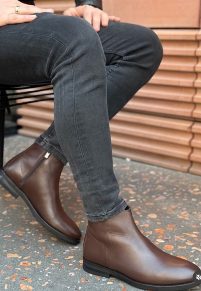 2025 YENİ SEZON KLASİK CHELSEA ZR KAHVE MAT DERİ - KAHVE MAT DERİ 2025 YENİ SEZON KLASİK CHELSEA ZR KAHVE MAT DERİ - KAHVE MAT DERİ