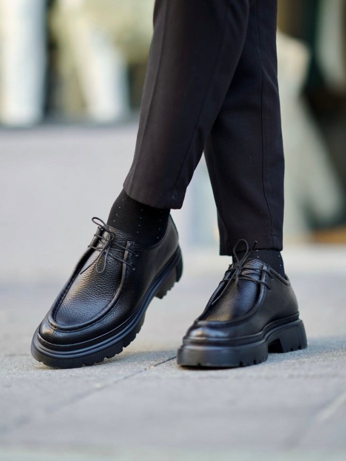 2025 YENİ SEZON EVA SİSLEY MODEL SİYAH PÜTÜR  DERİ  -  SİYAH PÜTÜR  DERİ   