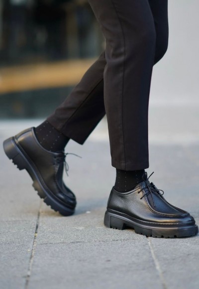 2025 YENİ SEZON EVA SİSLEY MODEL SİYAH PÜTÜR  DERİ  -  SİYAH PÜTÜR  DERİ   