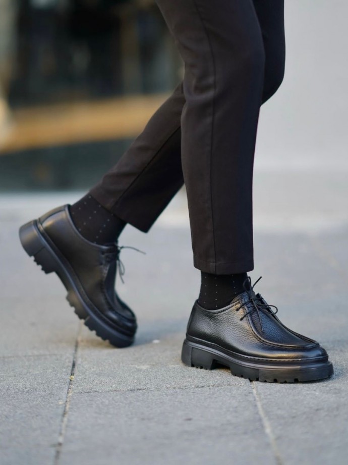 2025 YENİ SEZON EVA SİSLEY MODEL SİYAH PÜTÜR  DERİ  -  SİYAH PÜTÜR  DERİ   