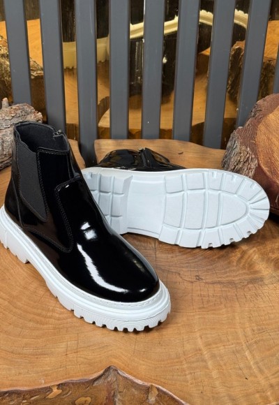 2025 YENİ SEZON EVA PRD SİYAH RUGAN BOT - SİYAH RUGAN DERİ 2025 YENİ SEZON EVA PRD SİYAH RUGAN BOT - SİYAH RUGAN DERİ