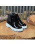2025 YENİ SEZON EVA PRD SİYAH RUGAN BOT - SİYAH RUGAN DERİ 