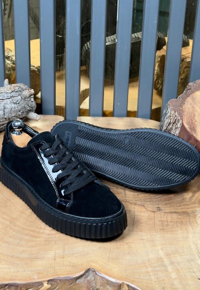 2025 YENİ SEZON EVA PRD SİYAH SÜET CASUAL MODEL - SİYAH SÜET DERİ 2025 YENİ SEZON EVA PRD SİYAH SÜET CASUAL MODEL - SİYAH SÜET DERİ