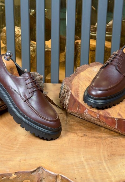 2025 YENİ SEZON EVA ZRA MODEL KAHVE MAT DERİ - KAHVE MAT DERİ   