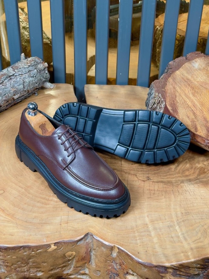 2025 YENİ SEZON EVA ZRA MODEL KAHVE MAT DERİ - KAHVE MAT DERİ   