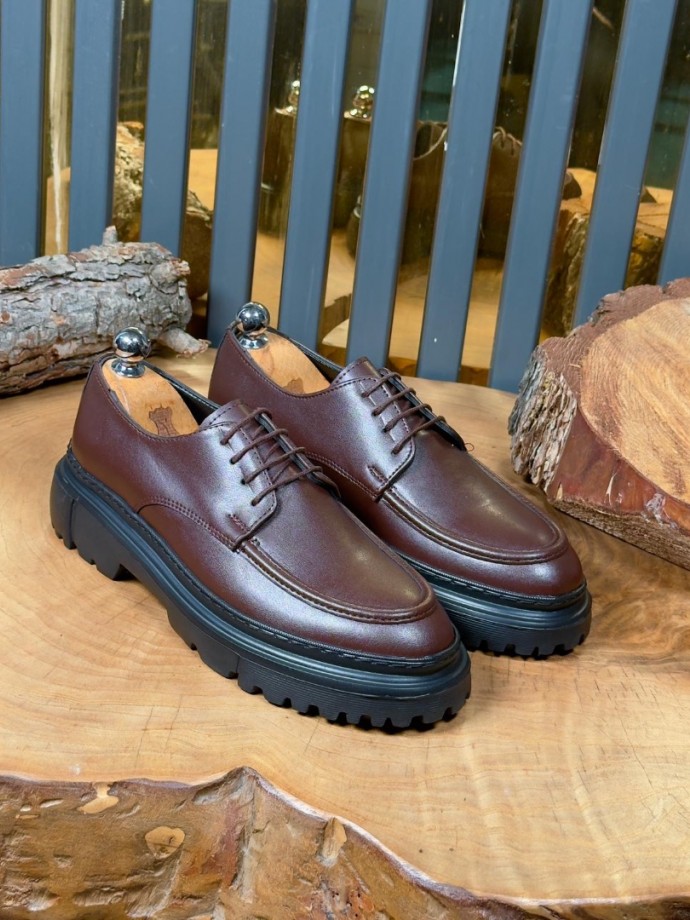 2025 YENİ SEZON EVA ZRA MODEL KAHVE MAT DERİ - KAHVE MAT DERİ   